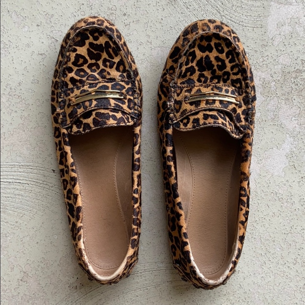 Vionic Ashby leopard loafers